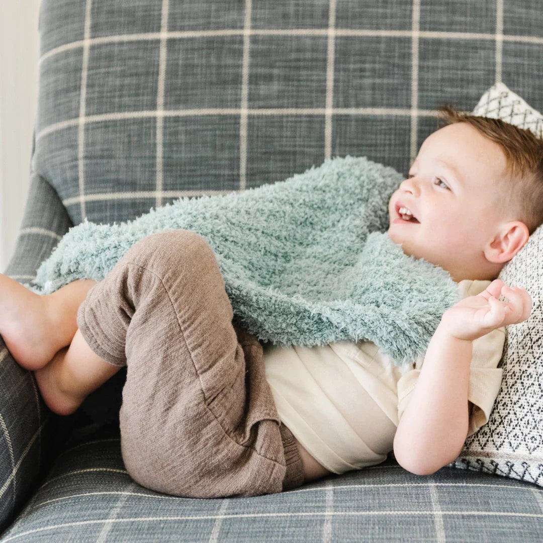 Ribbed Bamboni Mini Blanket-Surf