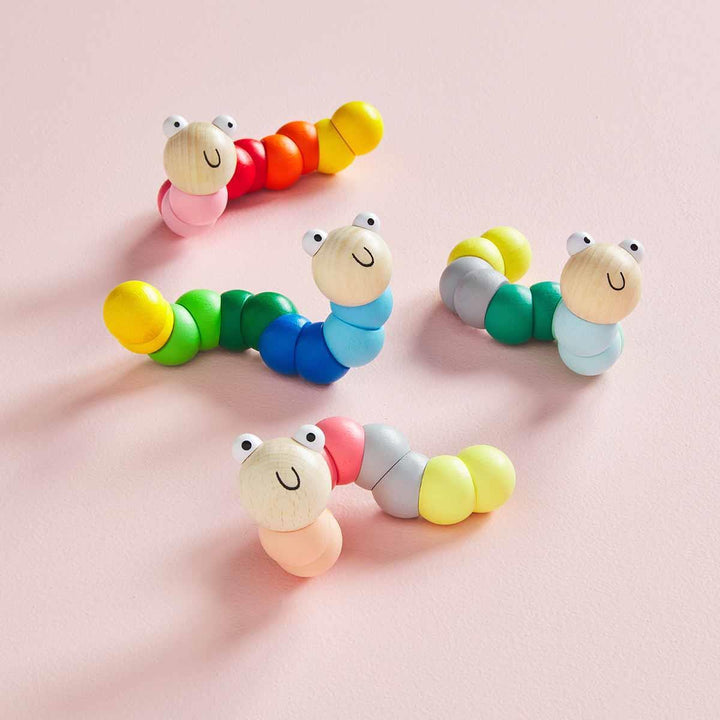 Wooden Wiggly Worm