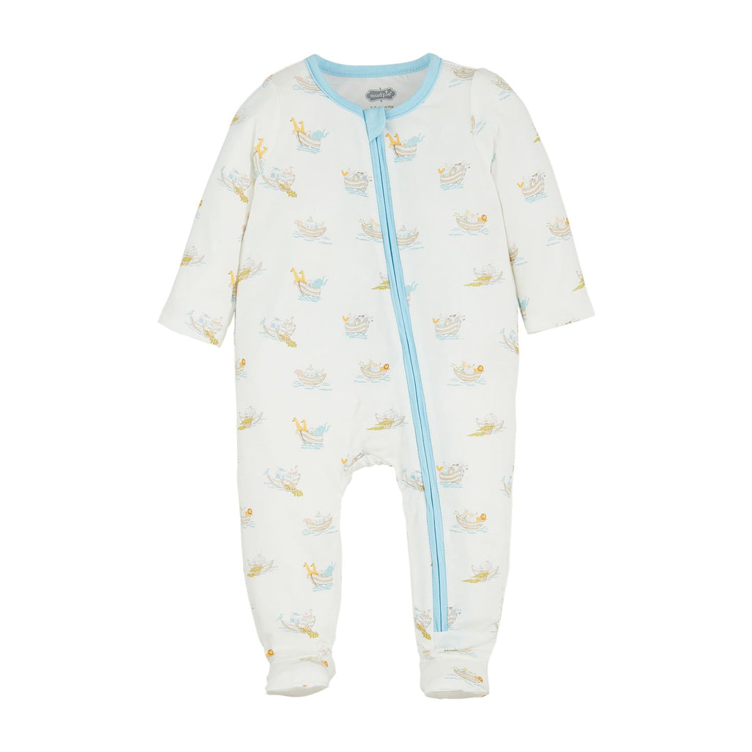 Noah's Ark Sleeper (blue trim)