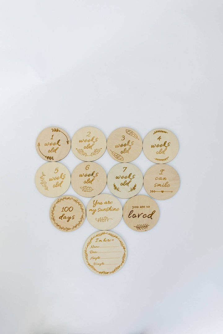 Baby Milestone Cards, Baby Keepsake Newborn gifts