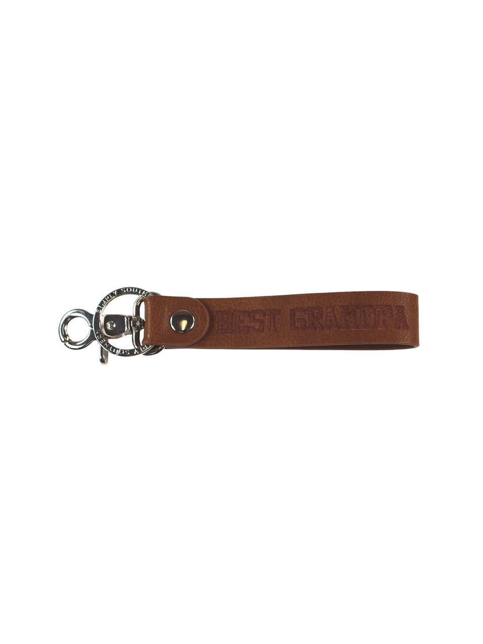 Leather Wrist Keychain - Best Grandpa