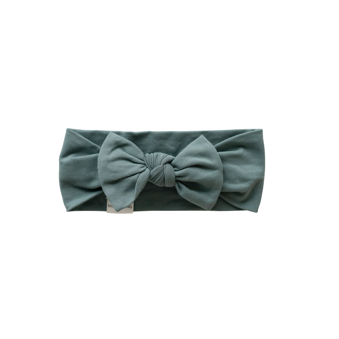 Organic Cotton Headband – Basil Green