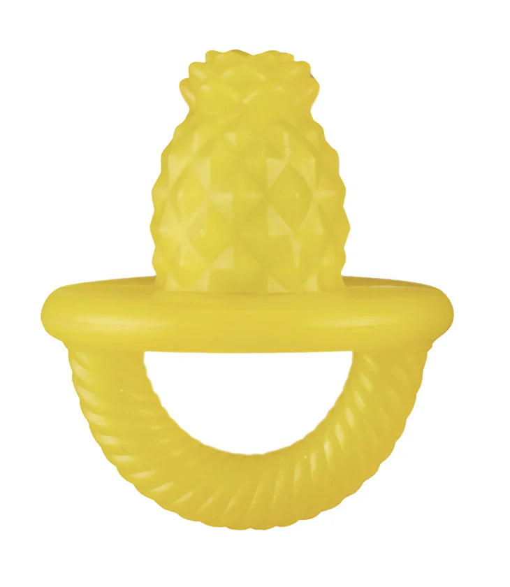 Teensy Teether Soothing Silicone Teether- Pineapple