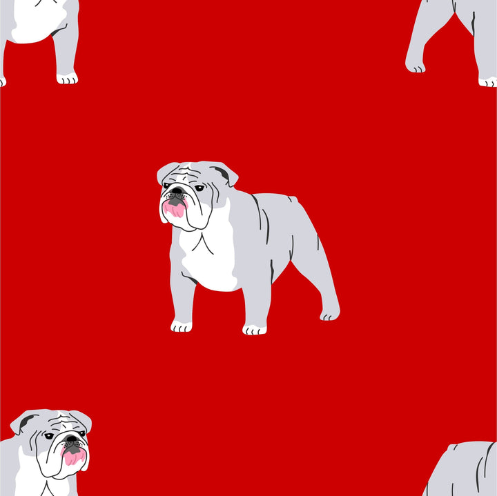 Red Bulldog Double Zipper Bamboo Sleeper