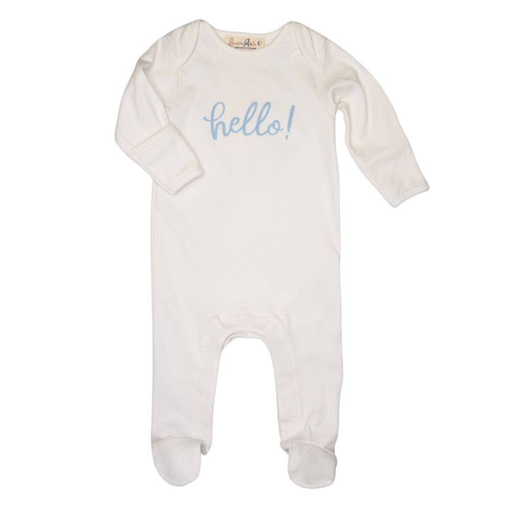 Hello! Footie - Blue by Luna and Arlo