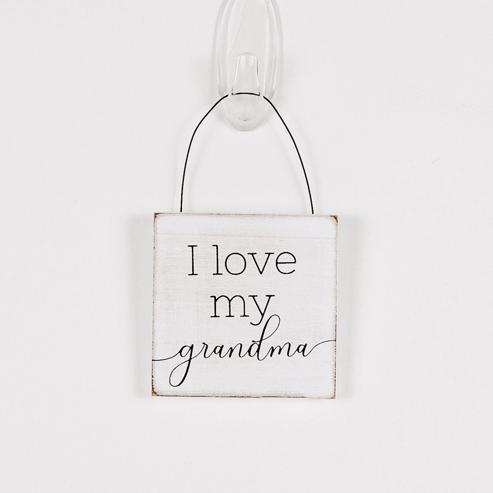 "I Love My Grandma" Hanging Tile