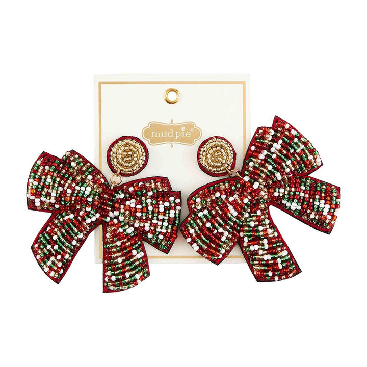 Beaded Holiday Earrings