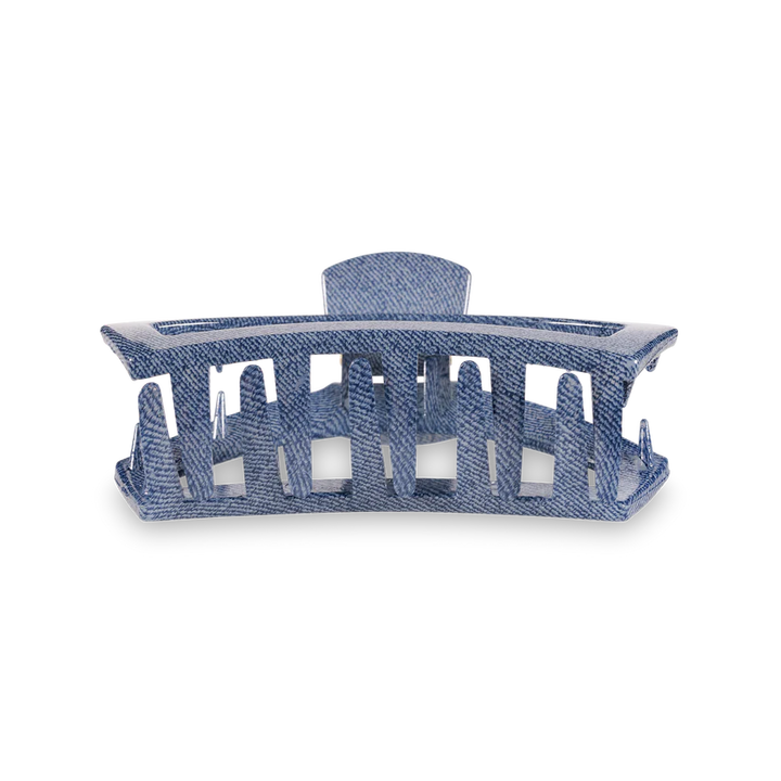 Open Denim Hair Clip