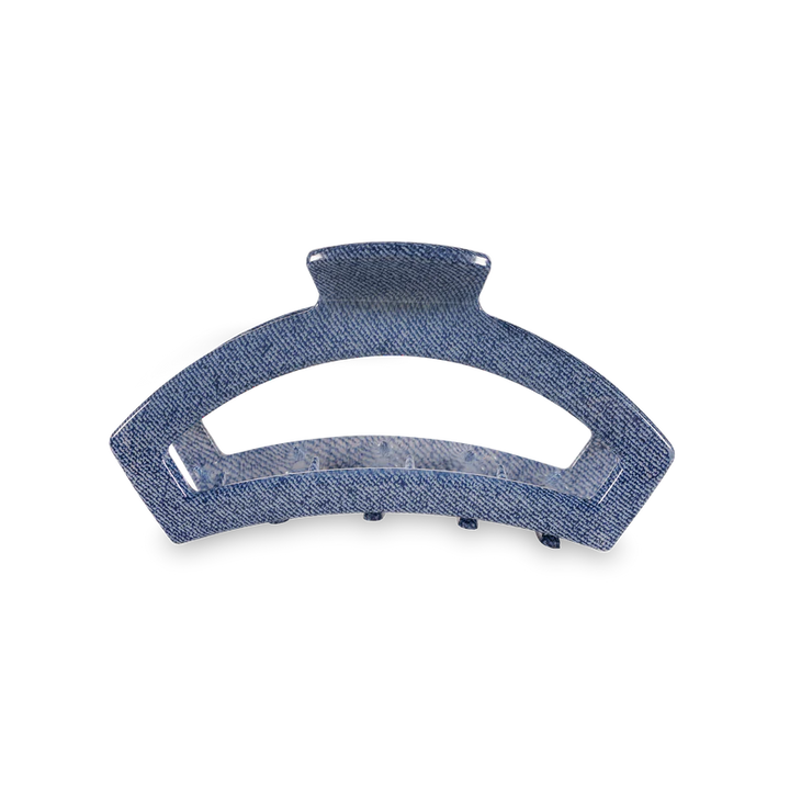 Open Denim Hair Clip
