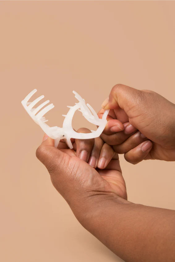 Open Denim Hair Clip