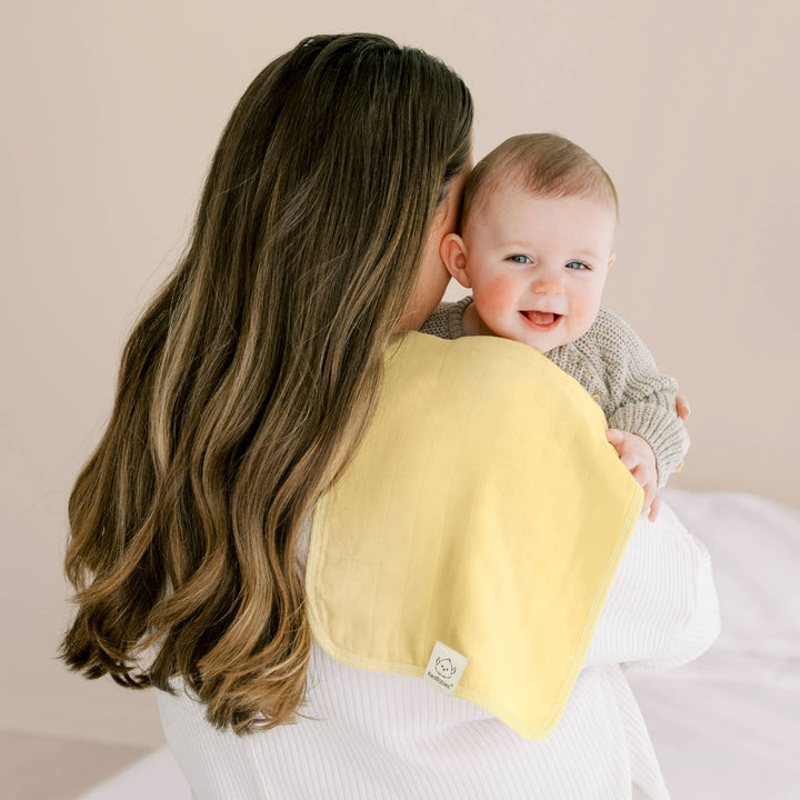 KeaBabies 5pk Lumi Muslin Burp Cloths for Baby Boys, Girls