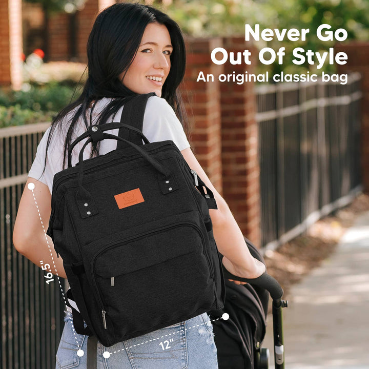 Original Diaper Bag Backpack, Baby Bags with Changing Pad
