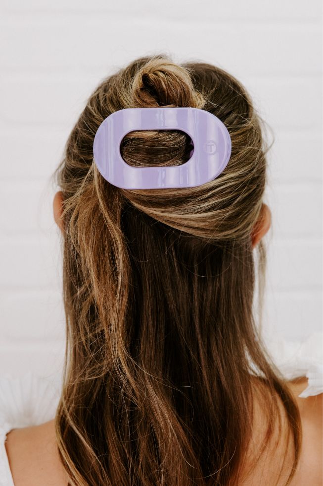Lilac You Flat Round Clip