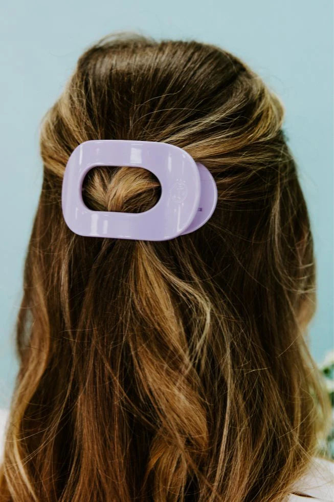 Lilac You Flat Round Clip