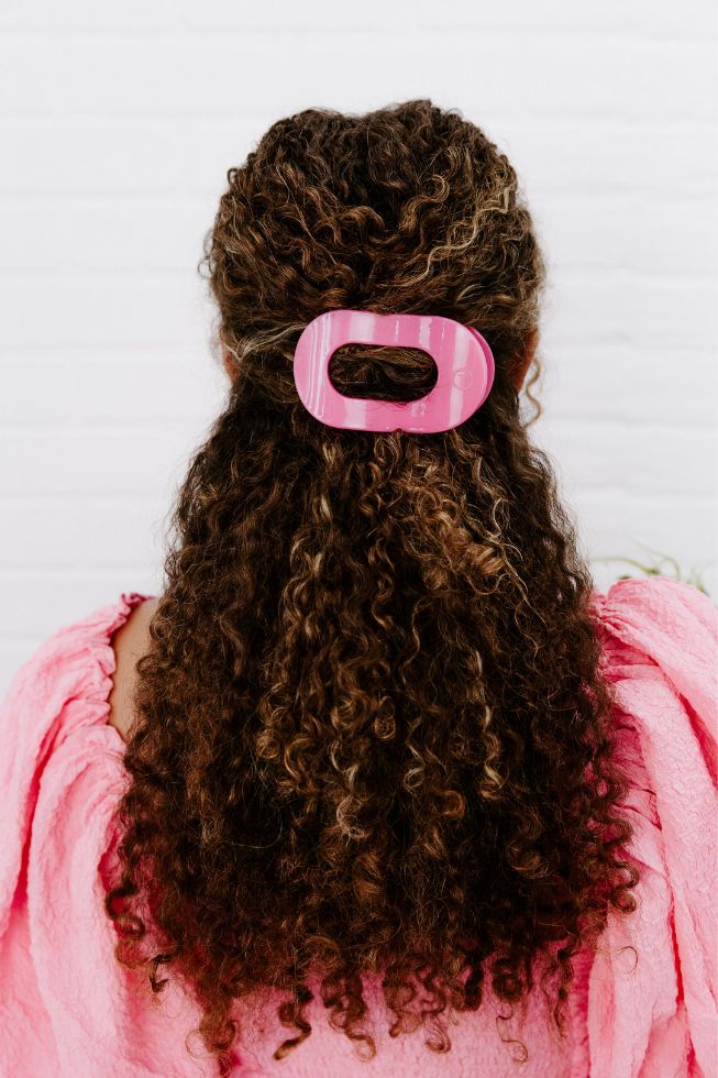Peonies Please Flat Round Clip