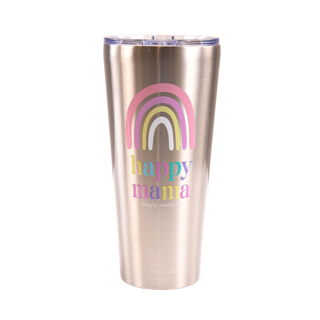 Simply Southern Stainless Steel Tumbler-Happy Mama