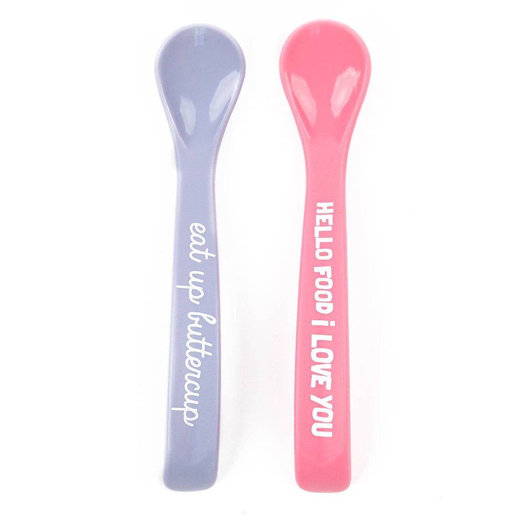 Eat Up/Hello Food Spoon Set