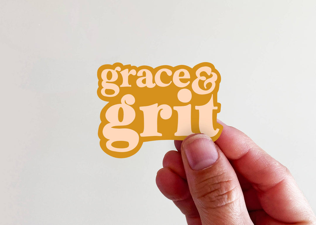 Grace + Grit Vinyl Sticker