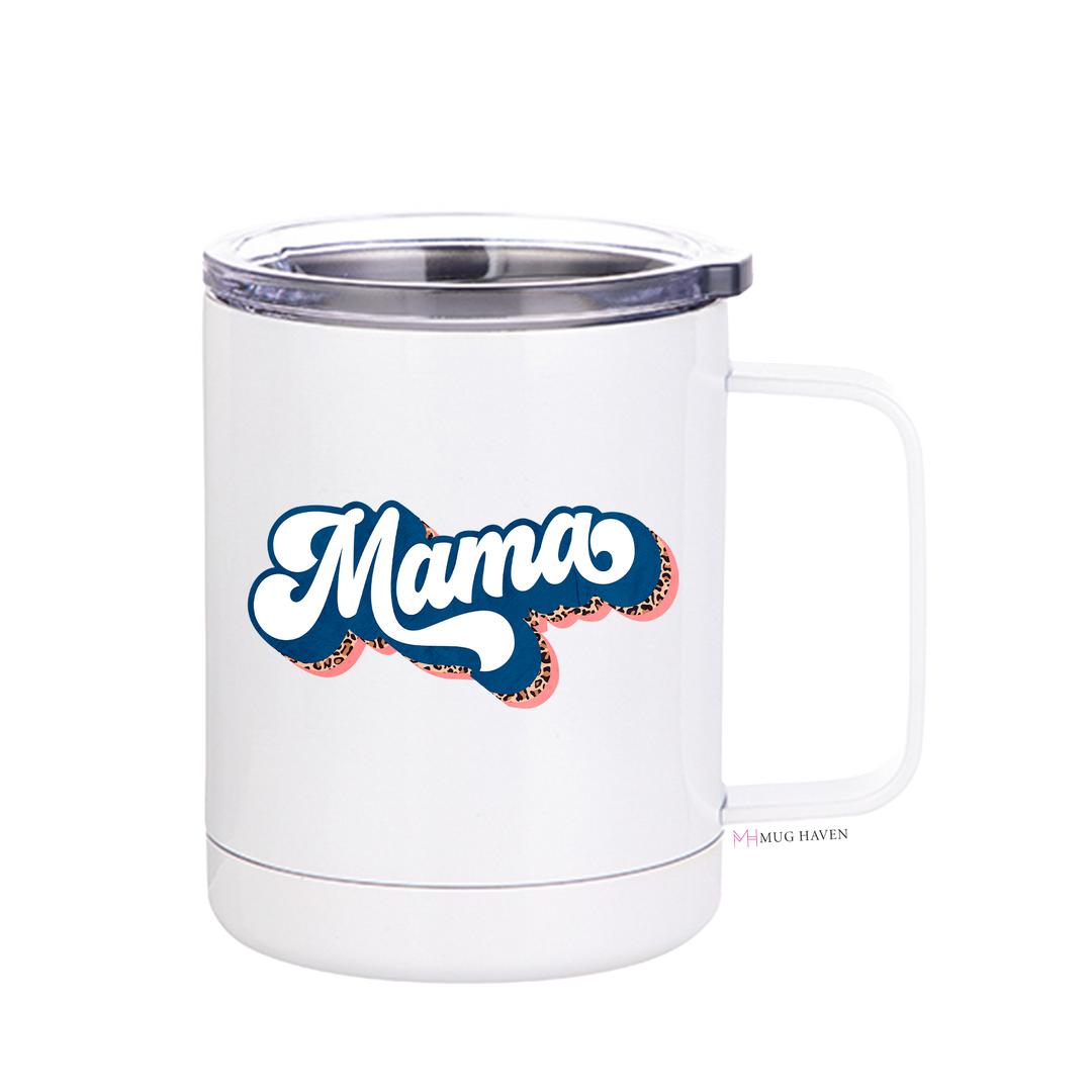 Blue Retro Mama