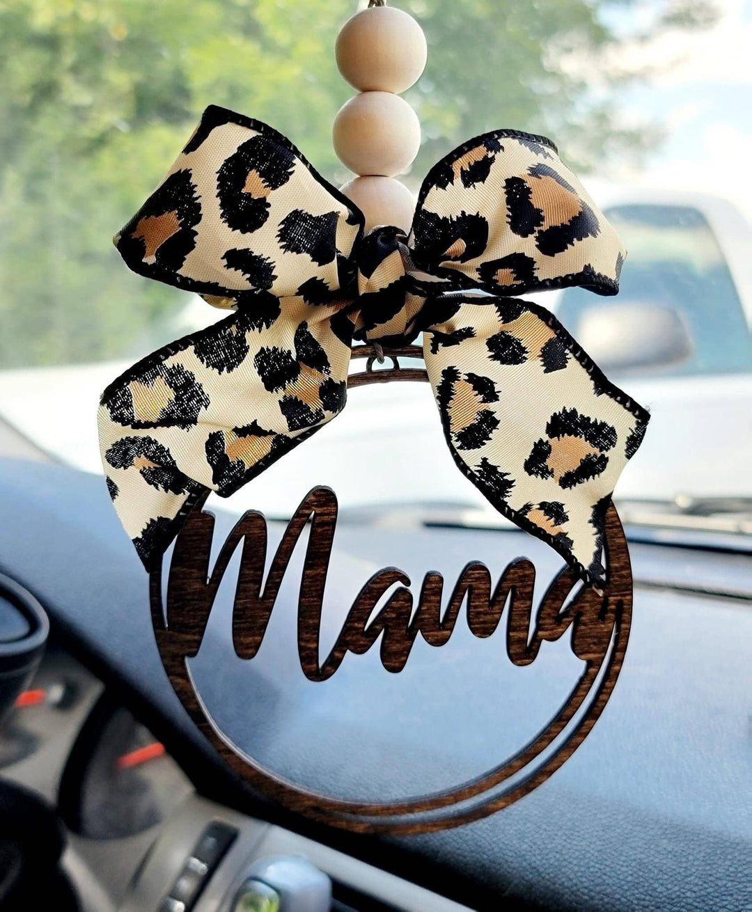 Mama Wooden Charm