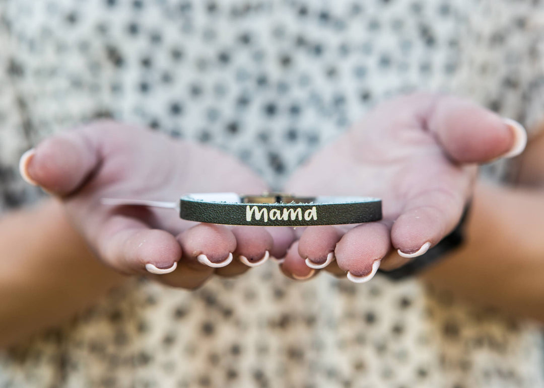 Olive Mama Leather Bracelet