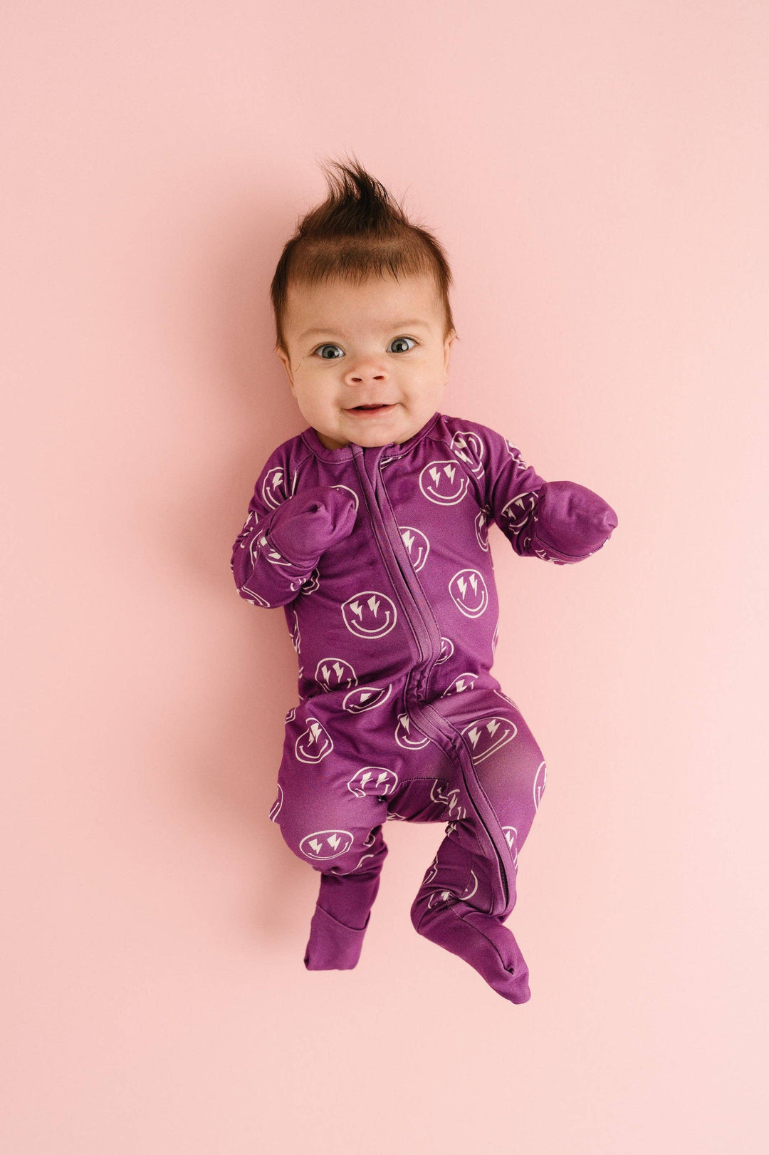 Purple Lightning Smiley Bamboo Sleeper
