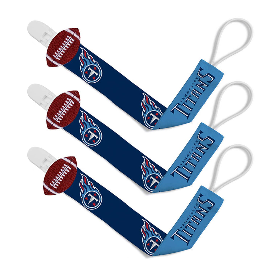 Tennessee Titans NFL Pacifier Clip 3-Pack
