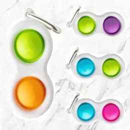 Simple Dimple Keychain Pop it Fidgets Toy