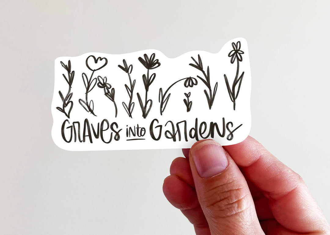 Graves Into Gardens Vinyl Sticker