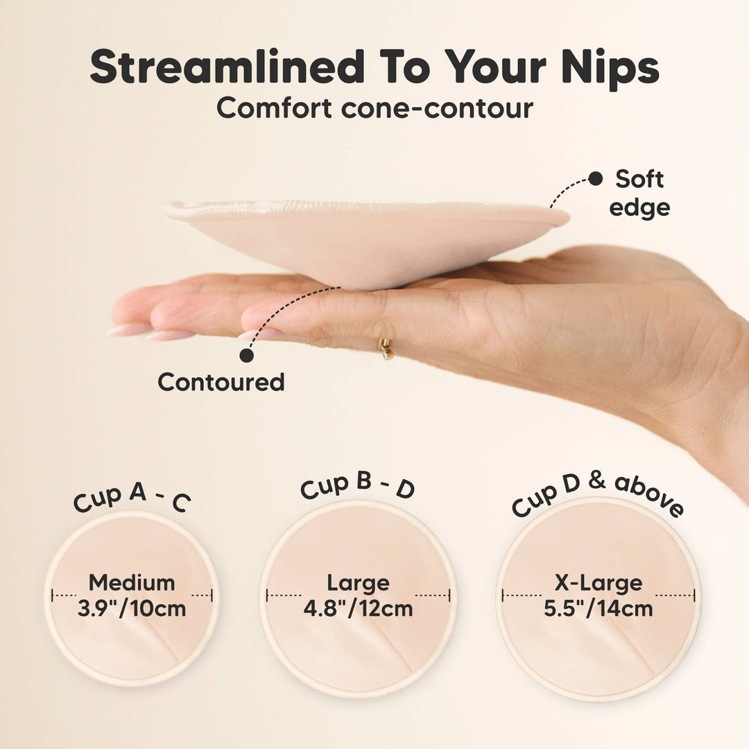 14pk Comfy Nursing Pads, Reusable Breastfeeding Pads