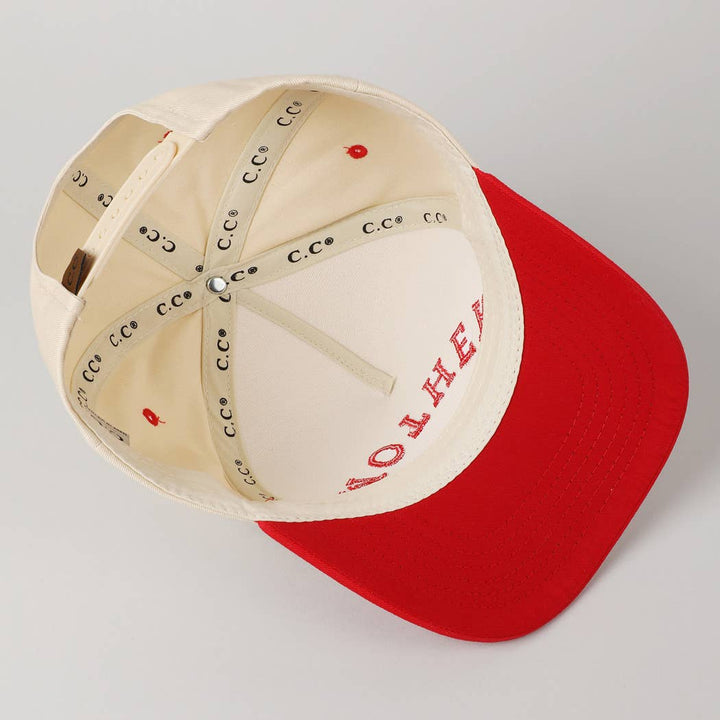 MOTHER Upside Down Lettering Embroidery Cap