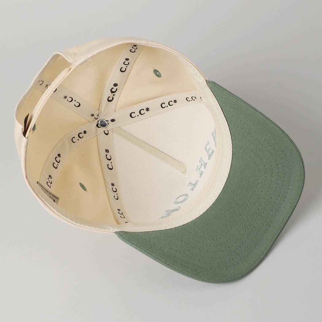 MOTHER Upside Down Lettering Embroidery Cap