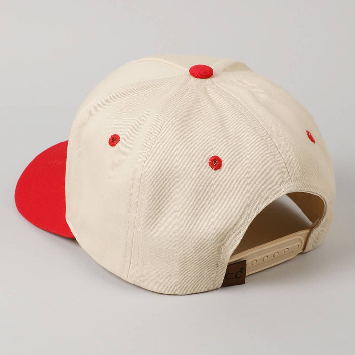 MOTHER Upside Down Lettering Embroidery Cap