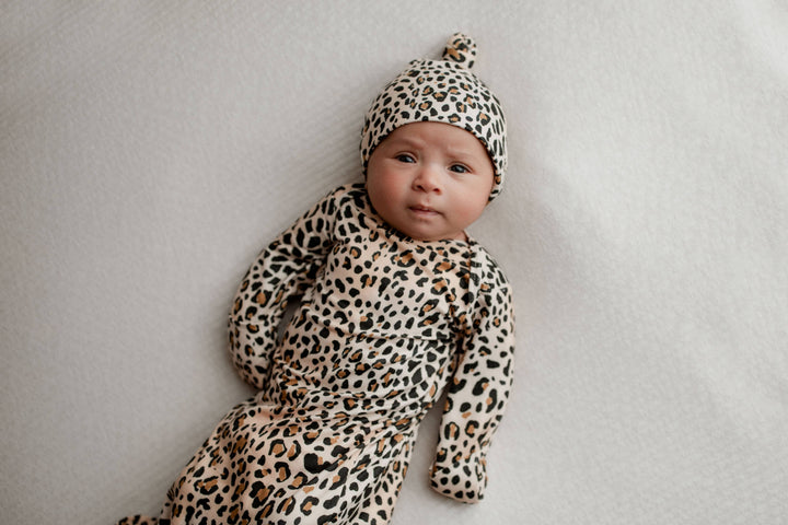 Leopard Knotted Gown