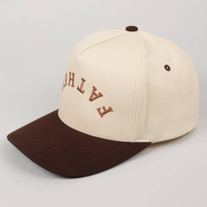 FATHER Upside Down Embroidery Two-Tone Cap
