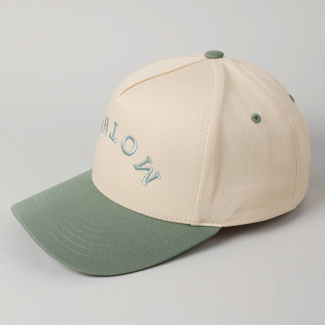 MOTHER Upside Down Lettering Embroidery Cap