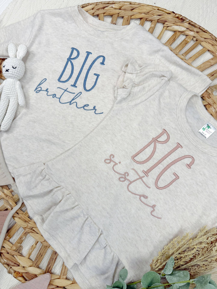 Big Brother Big Sister toddler shirts | matching sibling