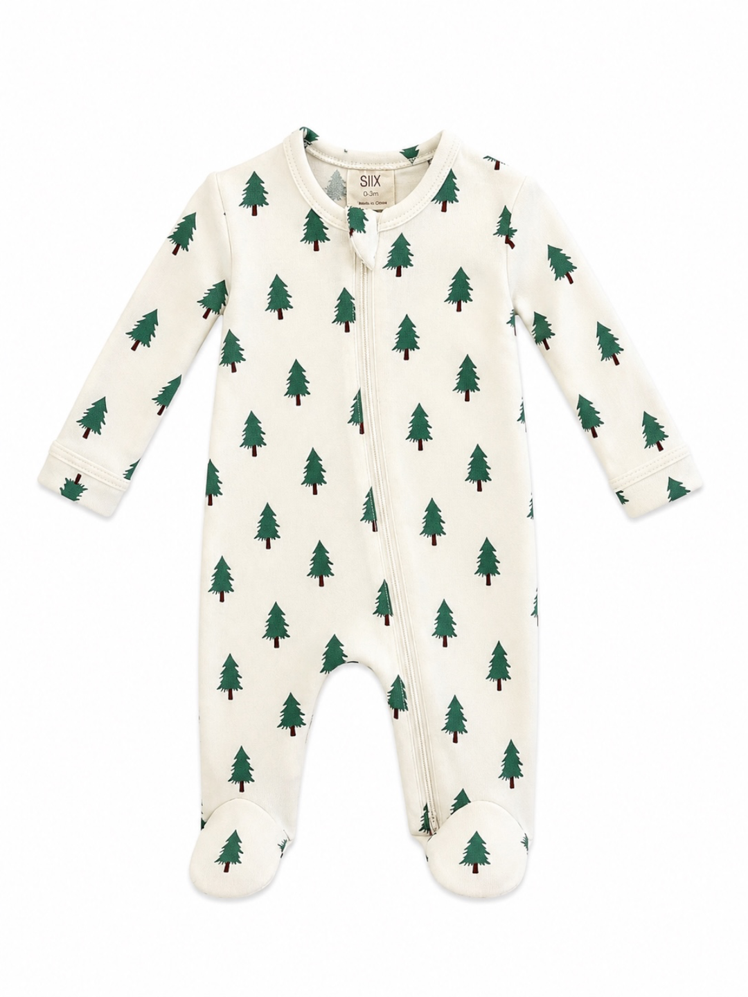 Trees / Organic Zip Footie