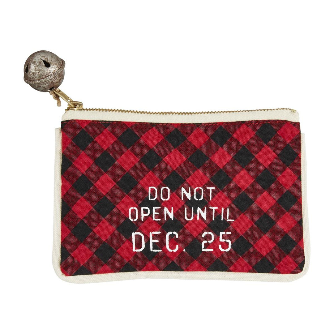 Do Not Open Check Gift Pouch