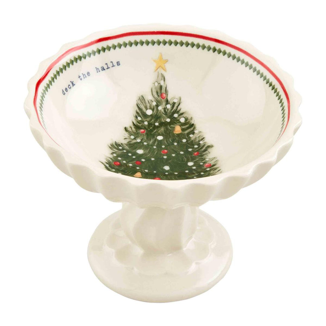 Vintage Christmas Tree Candy Dish