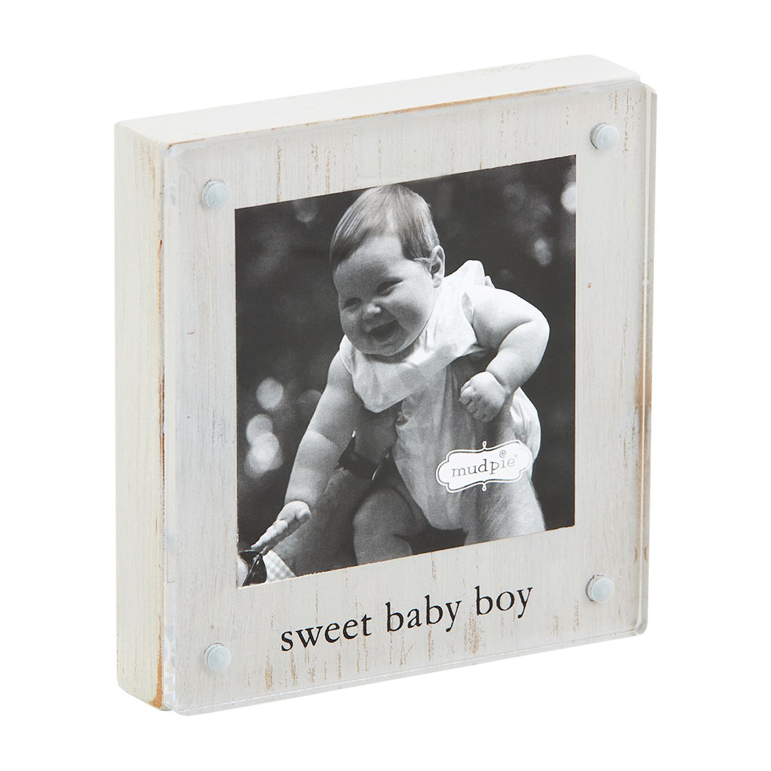 Sweet Baby Boy Acrylic Block Frame