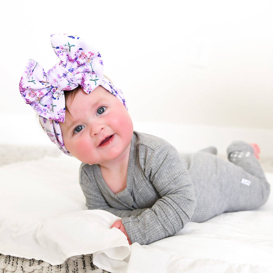 Riley Ribbed ZIP Bamboo One Piece Two Way Zipper Baby Outfit