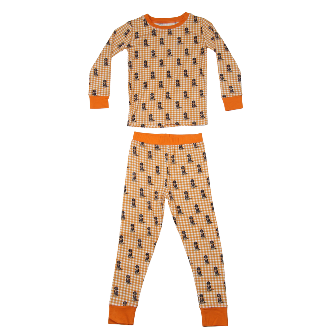 Bluetick Coonhound Stripe Unisex Kids Pajamas