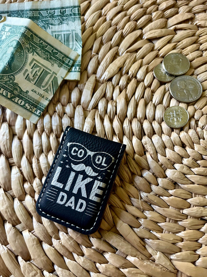Men's Leatherette Money Clip