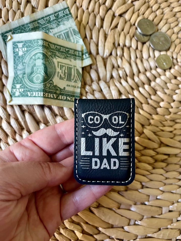 Men's Leatherette Money Clip