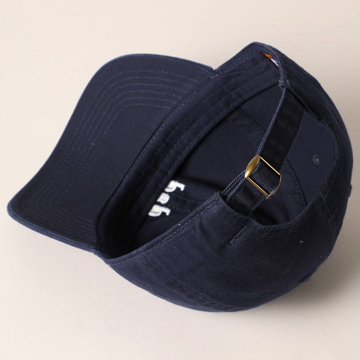 Father's Day Baseball Cap With Dad Text Embroidery
