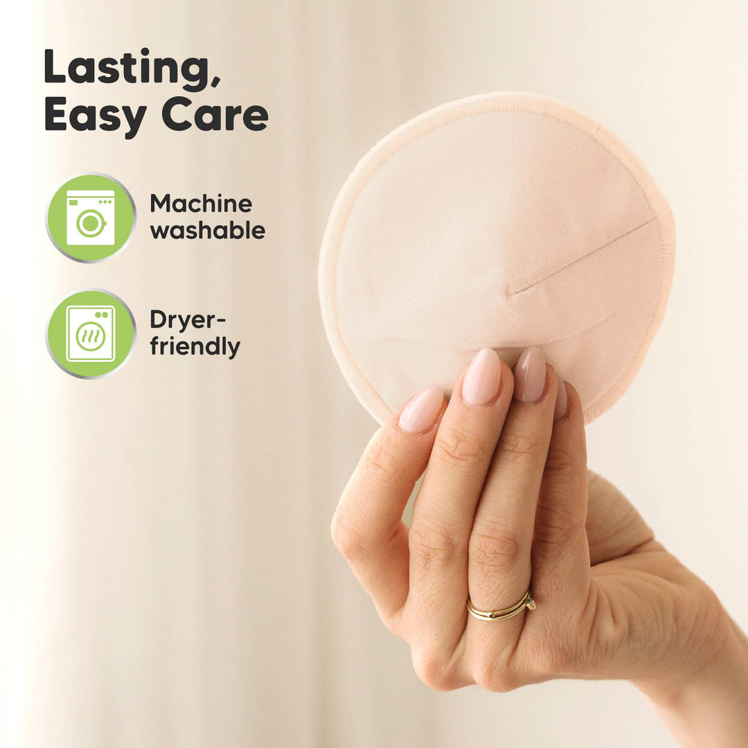 14pk Comfy Nursing Pads, Reusable Breastfeeding Pads