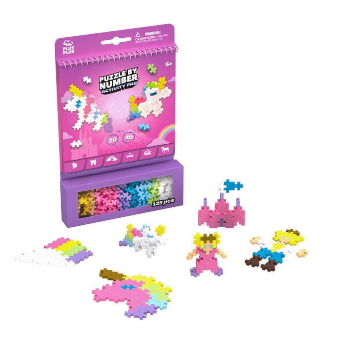 Puzzle By Number Activity Pad - Fairytale