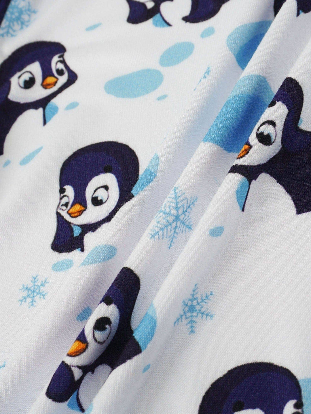 PoshTOT Penguin Bamboo Baby Convertible Zippy Romper