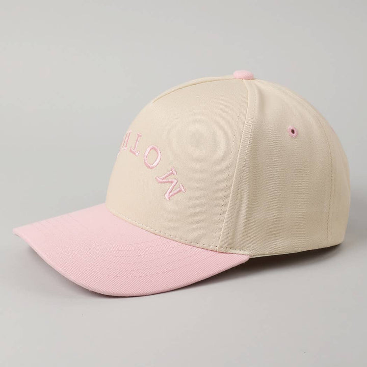 MOTHER Upside Down Lettering Embroidery Cap